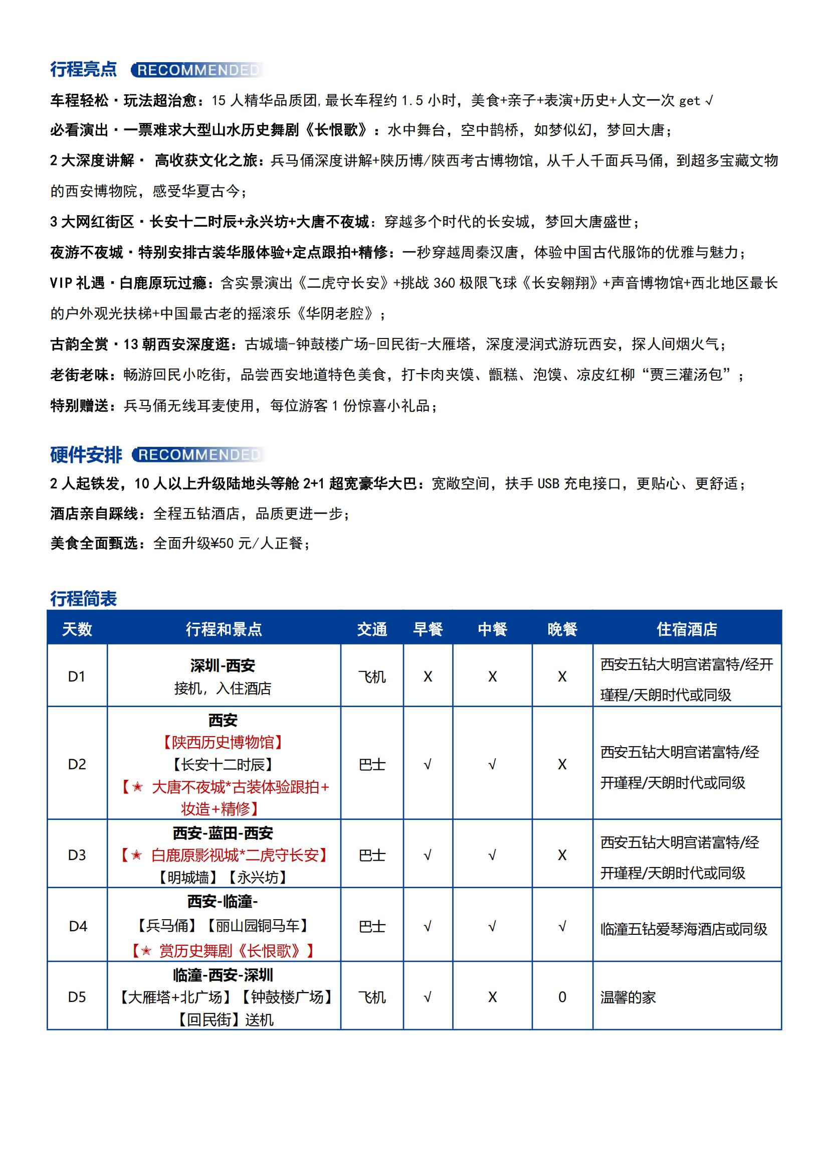 【深度陜歷博 西安長恨歌雙飛5日】全程五鉆 · 2人起鐵發(fā) · 不夜城古裝旅拍 · 白鹿原VIP套票_01
